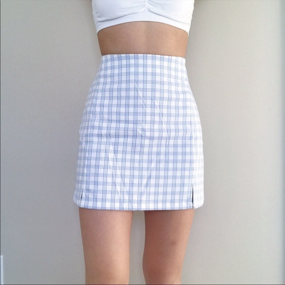 Brandy Melville Dresses & Skirts - Brandy Melville Blue Cara Skirt